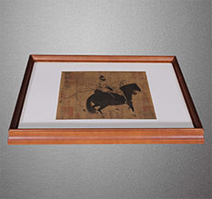 雅安书画装裱配框服务案例